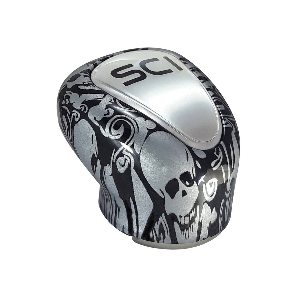 Steering Creations - 9/10 Speed Silver "Skulls" Shift Knob