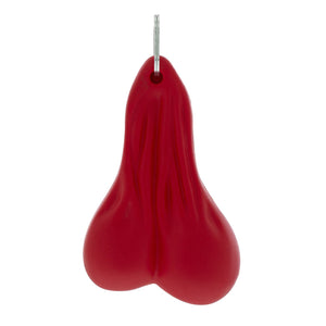 4-1/4" Stress Ballz Novelty Keychain (Blue, Black or Red)