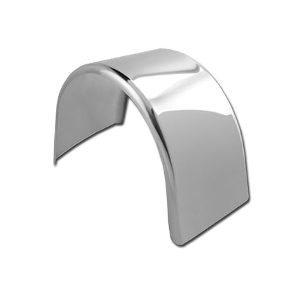 Hogebuilt 100" 304 Premium Stainless Steel, Single Axle Half Circle Fenders w/ 35.5" Drop