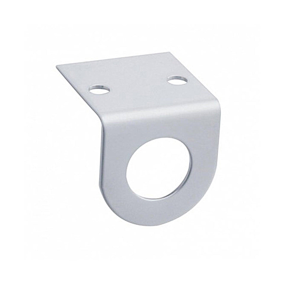 United Pacific - Stainless Steel Mini Light Bracket w Single 13/16" Round Cutout