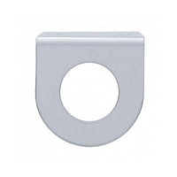 United Pacific - Stainless Steel Mini Light Bracket w Single 13/16" Round Cutout