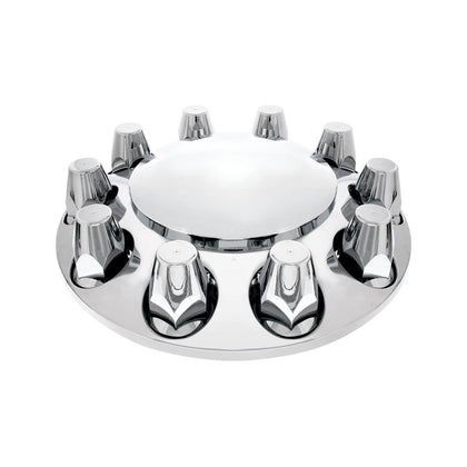 Chrome Dome Front Axle Cover W/ 33mm Nut Cover - Thread-On