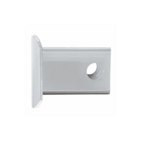 Chrome Plastic Hitch Cover for 2"x2" Trailer Hitch Receivers