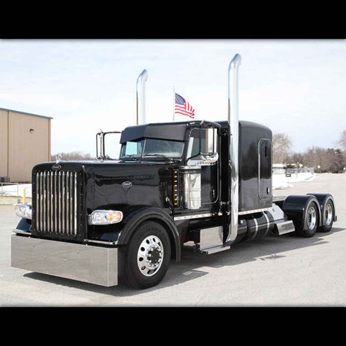 Peterbilt 388 & 389 Classic Bumper - 16, 18, 20, 22 inches