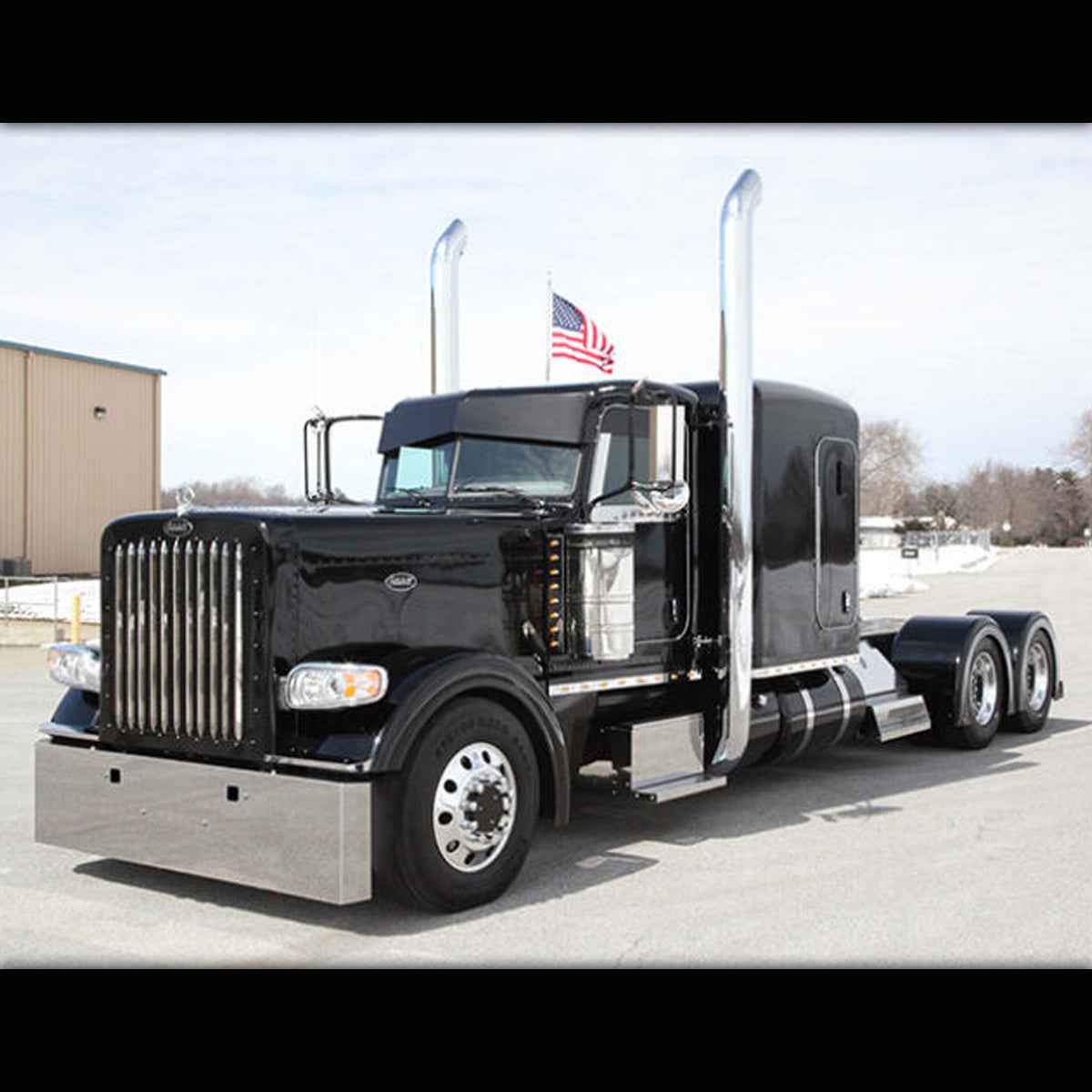 Peterbilt 388 & 389 Classic Bumper - 16, 18, 20, 22 inches