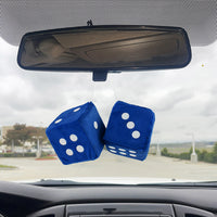 United Pacific - 3" X 3" Classic Fuzzy Dice (Various Colors)