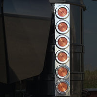 Roadworks - Kenworth 15" Premium Donaldson Front Air Cleaner Light Bar (Blank - no lights)