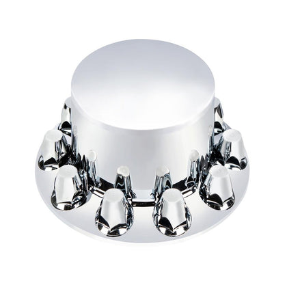 Chrome Dome Rear Axle Cover w/ 33mm Nut Cover - Thread-On