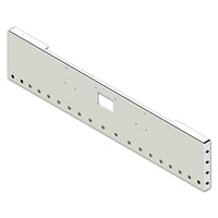 Peterbilt 379 20" Boxed Ends 10GA Chrome Bumper w Bolt, Tow & 19 x 3/4" light holes & 4 x 3/4" Light holes Up the Sides