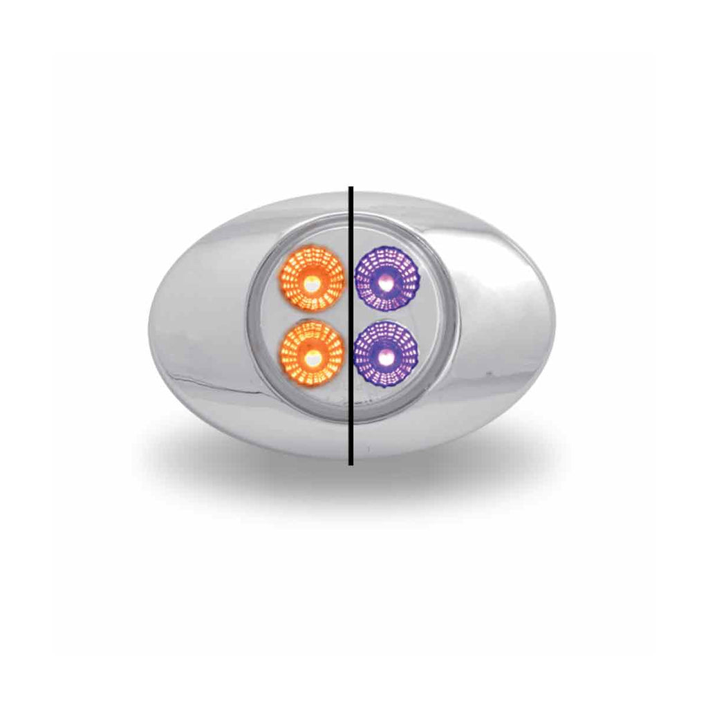 Trux - M3 Style, 4 Diode, Dual Revolution Amber Marker to Purple Aux. Generation 2 LED Light