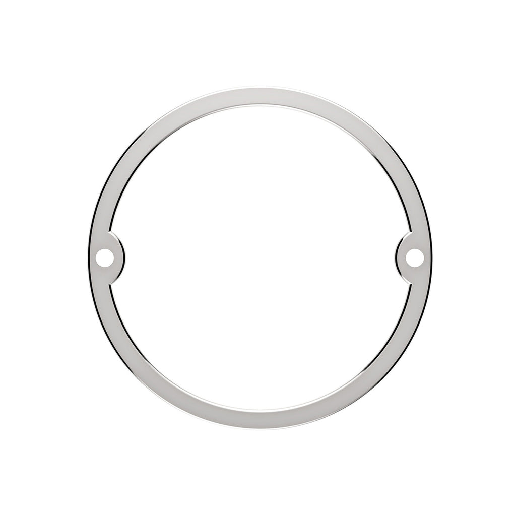 Stainless Steel Low Profile Cab Light Bezel