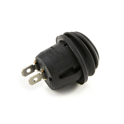 OptiFuse R13-112A8-02 Waterproof Round Rocker Switch, On-Off, SPST, 2 Contacts