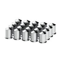 1 1/2" X 3" Chrome Plastic Pointed Nut Cover - Push-On (Individual, 20 or 60 Pack)