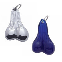 United Pacific - 4-1/2" Medium Low-Hanging Balls Novelty Key Chain (Various Colors)