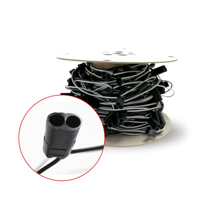 Double Female Bullet Plug Wire Harness w 6" Spacing