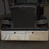 Peterbilt 389 Blind Mount, Carbon Steel, 20" Bumper w Mitered Ends (10 Gauge)