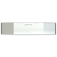 Freightliner 86+ FLC120 18" Square Rolled End 7GA Chrome Steel Bumper w Bolt, Tow Pin