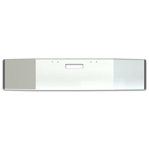 Freightliner 86+ FLC120 18" Square Rolled End 7GA Chrome Steel Bumper w Bolt, Tow Pin