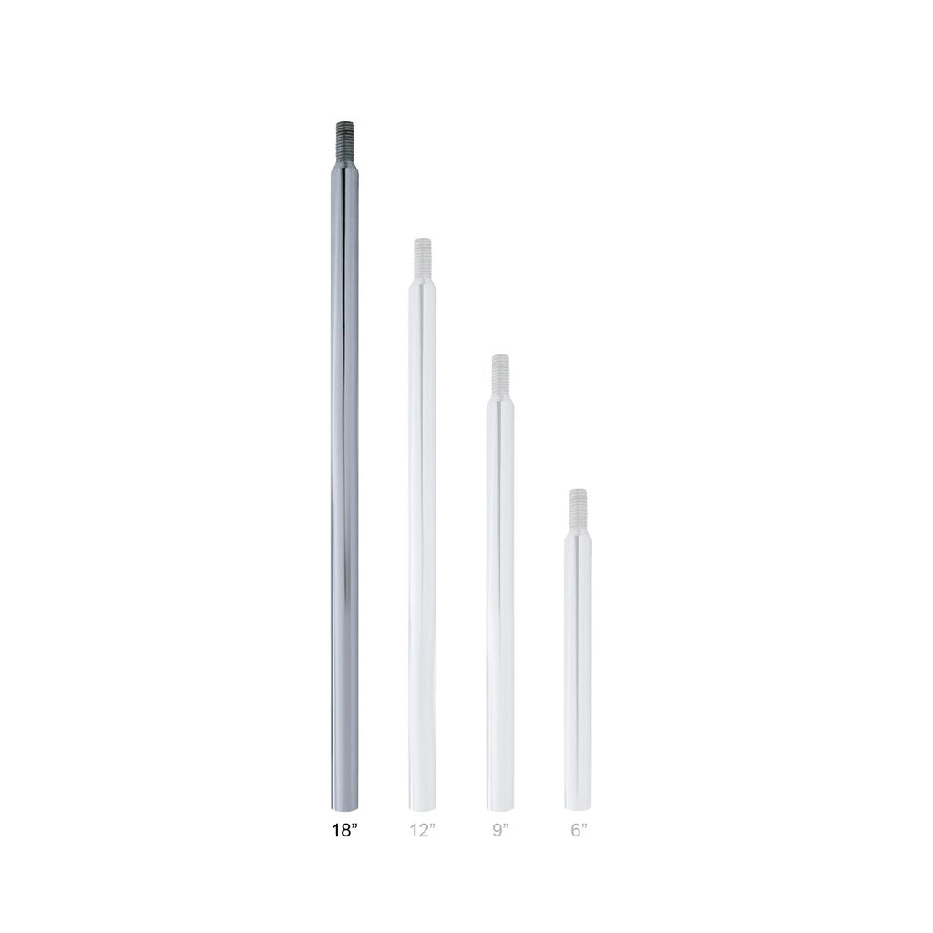 United Pacific™ Chrome Gear Shifter Extensions