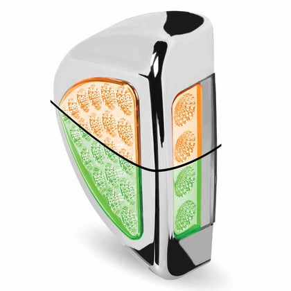 Trux - Amber Turn & Marker Green Auxiliary Peterbilt Headlight Turn Signal LED Light