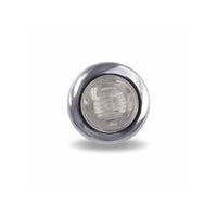 Trux - 3/4″ Clear/Red Marker Round LED Light – 3 Diodes