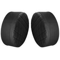 Robert James Enterprises - 26 inch Diameter Fuel Tank End Covers (Black)