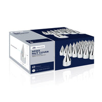33mm x 4-1/8" Chrome Plastic Spike "Push On" Nut Covers (Individual or 60ct.)