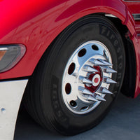 33mm x 4-1/8" Chrome Plastic Spike "Push On" Nut Covers (Individual or 60ct.)