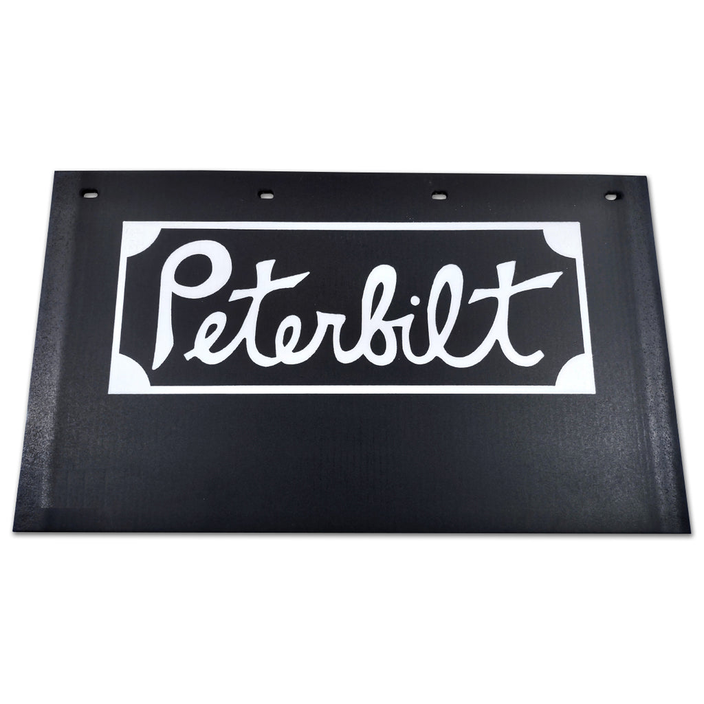 24" x 14" x .320" "Vintage" Peterbilt Logo Mudflap