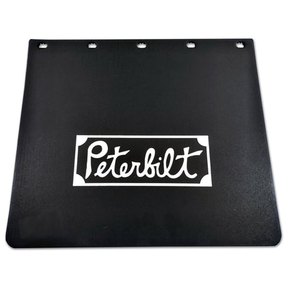 16" x 14" x .320" "Vintage" Peterbilt Logo Front Mudflaps