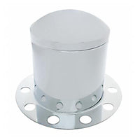 United Pacific - Stainless Steel Dome Rear Axle Cover 3pc Kit w 33mm Nut Cover