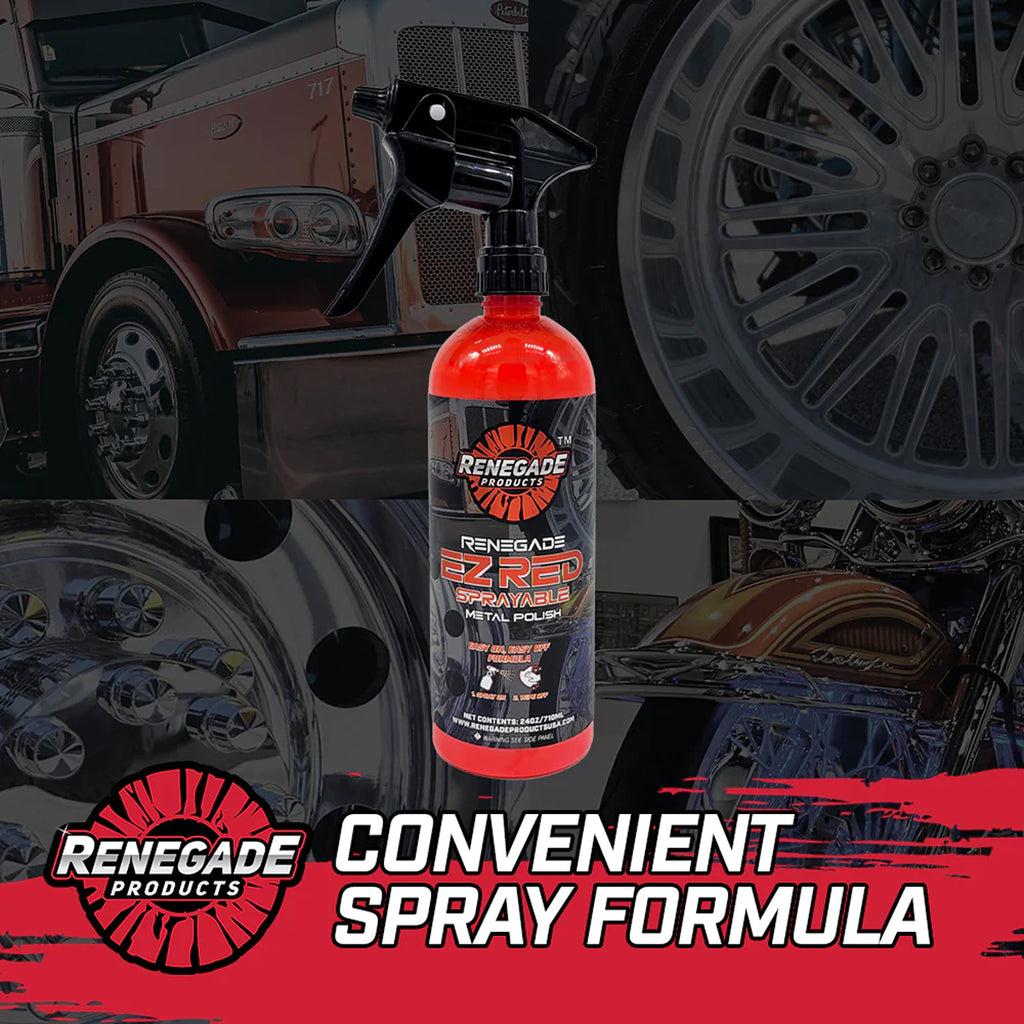Renegade EZ RED Sprayable Metal Polish Berube's Truck Accessories
