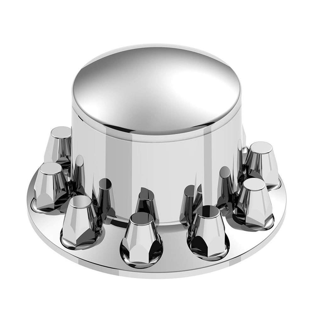 United Pacific - Dome Rear Axle Cover w 33mm Push-On Nut Covers