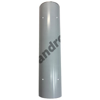 Grand Rock - 48" 430 Stainless Steel 270 Degree Heat Shield - Round, Vertical or NO Holes (No Clamps)