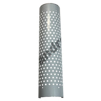 Grand Rock - 48" 430 Stainless Steel 270 Degree Heat Shield - Round, Vertical or NO Holes (No Clamps)