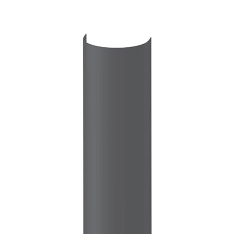 60" Stainless Steel 270 Heat Shield - Round, Vertical or NO Holes (No Clamps)