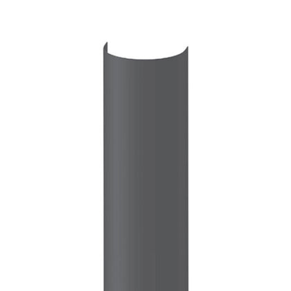 10" x 60" Stainless Steel 270 Degree Heat Shield w No Slot Cutouts