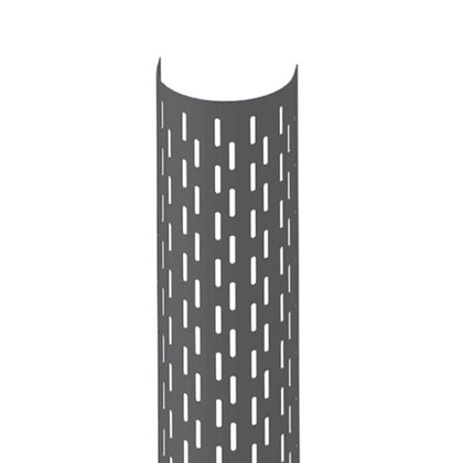 10" x 60" Stainless Steel 270 Degree Heat Shield w Vertical Slot Cutouts