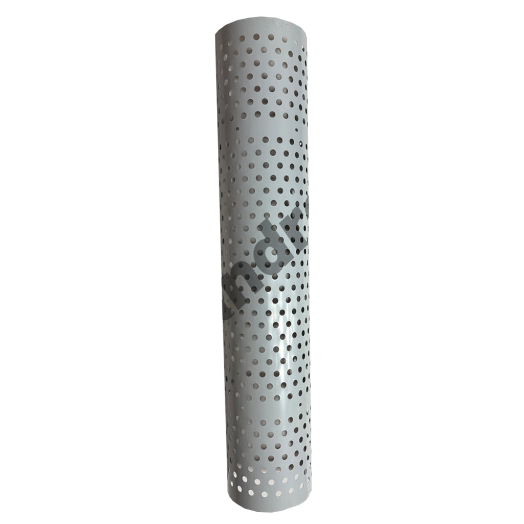 60" Stainless Steel 270 Heat Shield - Round, Vertical or NO Holes (No Clamps)