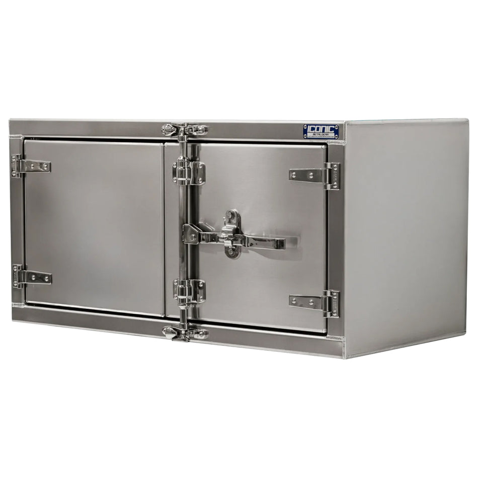 Iconic Metal Gear - 48" x 24" x 24" Cam-Lock Underbody Tool Box w Dual Barn Doors