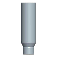 Lincoln Industries - 7" x 84" Reduced to 5" I.D. Flat Chrome Top Stack