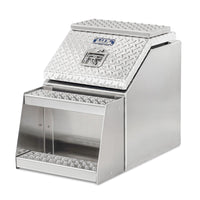 Iconic Metal Gear - 16" Big Mouth Step Box with Checker Lid