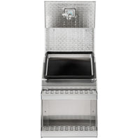 Iconic Metal Gear - 16" Big Mouth Step Box with Checker Lid