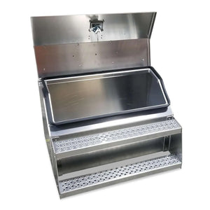 Iconic Metal Gear - 36" Big Mouth Step Box with Checker Lid