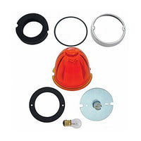 Grakon 1000 Style Cab Light Conversion w Watermelon Glass Lens & 1157 Base (Dark Amber)