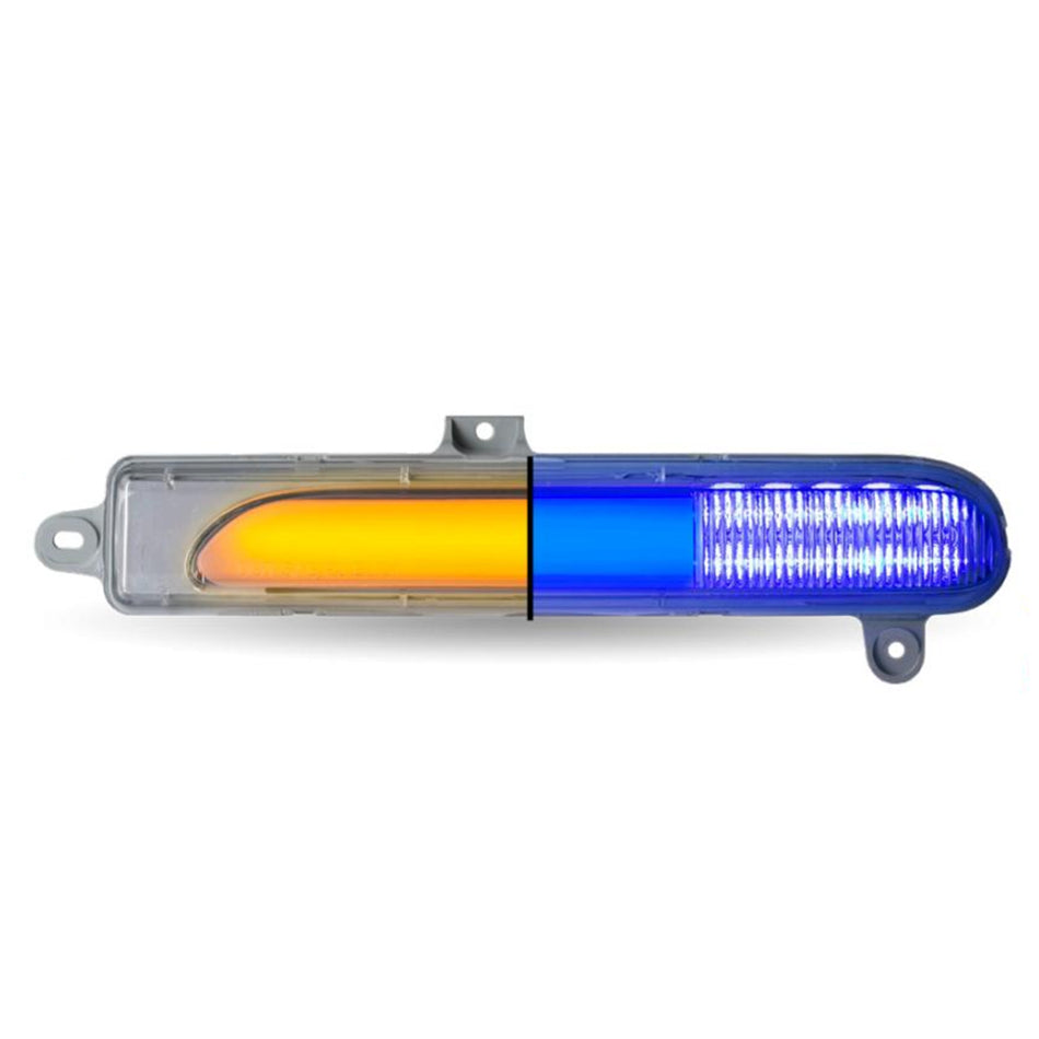 Trux Peterbilt 367/388/389 or 567 Amber/Blue Seq. & Marker Light (Driver or Passenger)