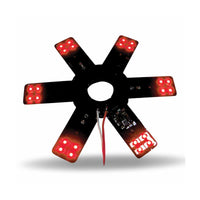 8″ Red Auxiliary Star LED Light for 15″ Donaldson/Vortox Air Cleaners