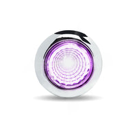 Trux - 3/4" Amber to Purple Aux. Round Reflector LED Marker Light (1 Diode)