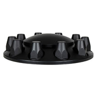 Dome Axle Cover Combo Kit w 33mm Standard Thread-On Nut Covers & Tool (Matte Black)