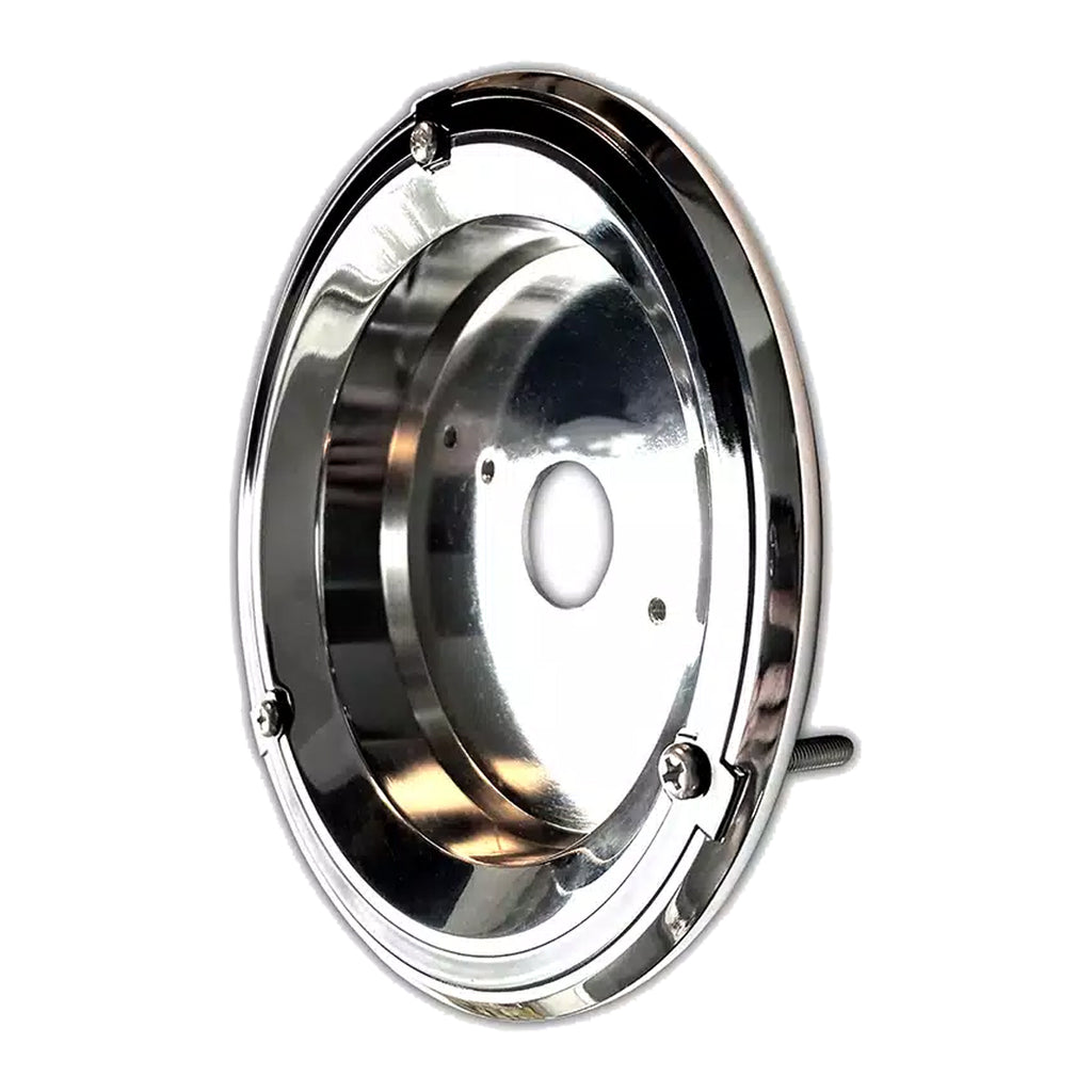 4" Flush Mount Pocket Stainless Steel Watermelon Adapter